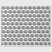 Papier Cadeau Texte de l'ingénieur chimique en vol (Plat)