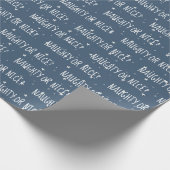 Papier Cadeau Texte NOMBREUX OU NOMBREUX Sur Les Étoiles (Coin)