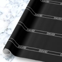 Texte personnalisable | Bold Modern Black & White