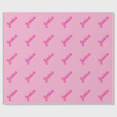 Papier Cadeau Texte personnalisable cool (Plat)