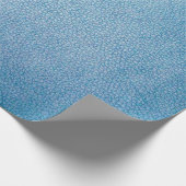 Papier Cadeau textile bleu (Coin)