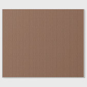 Papier Cadeau Textile Brown (Plat)