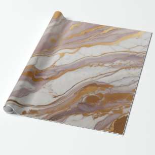 Papier Cadeau texture Abstraite en marbre d'ivoire avec accents