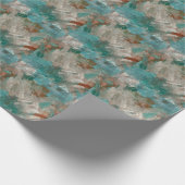Papier Cadeau Texture Abstraite Psychédélique Des Trucs. (Coin)