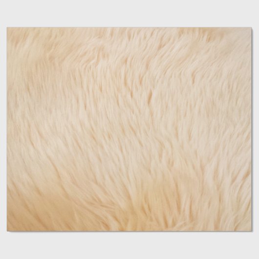 Papier Cadeau Texture animale de fourrure de chèvre (Plat)