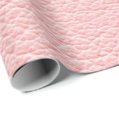 Papier Cadeau Texture arrière - plan cuir rose (Coin rond)