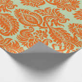 Papier Cadeau Texture arrière - plan orange transparente (Coin)