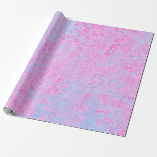 Papier Cadeau texture Arrière - plan rose bleu clair (Déroulé)
