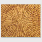 Papier Cadeau texture arrière - plan tissée brun (Plat)