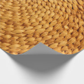 Papier Cadeau texture arrière - plan tissée brun (Coin)