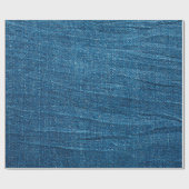 Papier Cadeau Texture bleu denim, texture bluejeans (Plat)