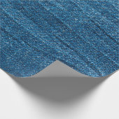 Papier Cadeau Texture bleu denim, texture bluejeans (Coin)