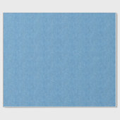 Papier Cadeau Texture bleue moyenne de denim (Plat)