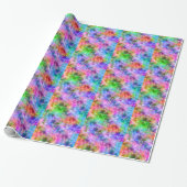 Papier Cadeau Texture chromée (Déroulé)