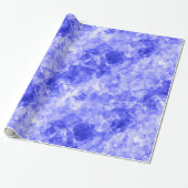 Papier Cadeau Texture croûtée bleue (Déroulé)
