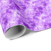Papier Cadeau Texture crumplée violette (Coin rond)