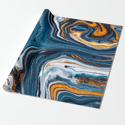 Papier Cadeau Texture d'art fluide. Arrière - plan avec mélange  (Déroulé)