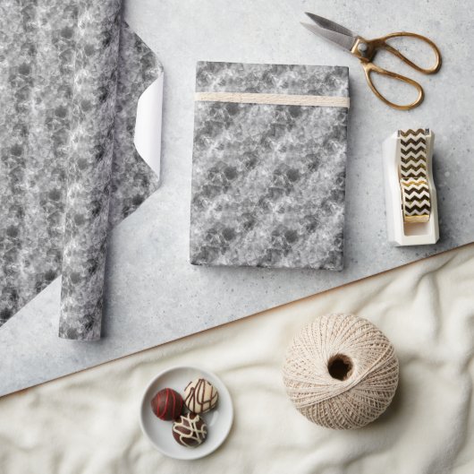 Papier Cadeau Texture de charbon de bois (Artisanat)