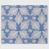 Papier Cadeau Texture de Denim avec Motif de répétition de dente (Plat)