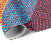 Papier Cadeau Texture de fermeture de tissu, tissage de style th (Coin rond)