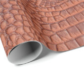 Papier Cadeau texture de fond en cuir Brown, abstrait, a (Coin rond)