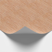 Papier Cadeau Texture de fond en toile de lin marron (Coin)