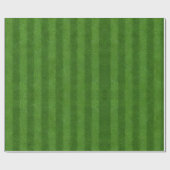Papier Cadeau Texture de gazon vert d'un terrain de football (Plat)