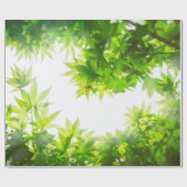 Papier Cadeau Texture de la brindille de l'érable (Plat)