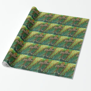 PAPIER CADEAU TEXTURE DE LA PEAU CHAMELEON FAUX