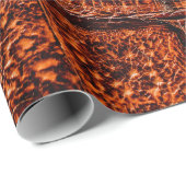 Papier Cadeau Texture de la peau de serpent sans transparence. M (Coin rond)