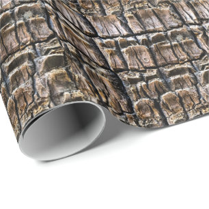 Papier Cadeau Texture de l'écorce de palmier