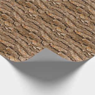 Papier Cadeau Texture de l'écorce de pin