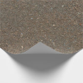 Papier Cadeau Texture de l'écorce et du sol (Coin)