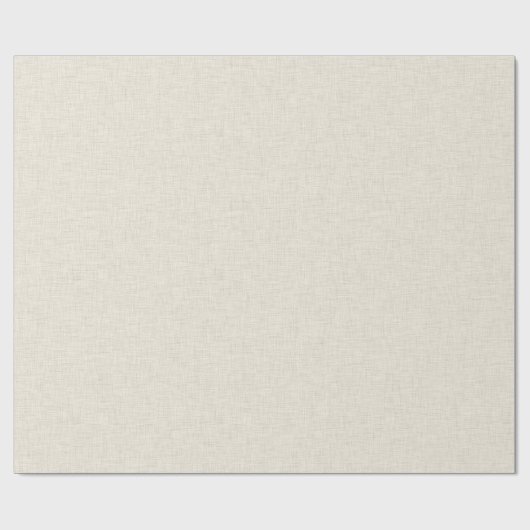 Papier Cadeau Texture de lin beige clair (Plat)