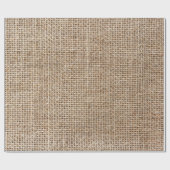 Papier Cadeau Texture de lin brut (Plat)