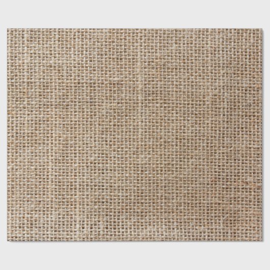 Papier Cadeau Texture de lin brut (Plat)