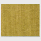 Papier Cadeau Texture de lin jaune fermer photo arrière - plan. (Plat)