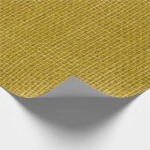 Papier Cadeau Texture de lin jaune fermer photo arrière - plan. (Coin)