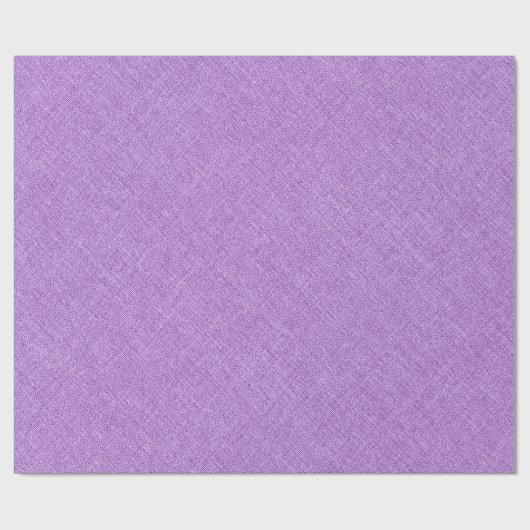 Papier Cadeau Texture de lin mauve coupée (Plat)