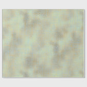 Papier Cadeau Texture de lin Or Eau Bleu Minimal (Plat)