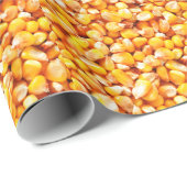 Papier Cadeau Texture de maïs (Coin rond)