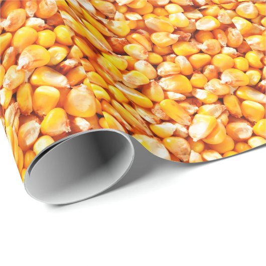 Papier Cadeau Texture de maïs (Coin rond)