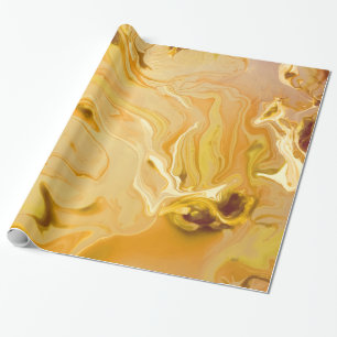 Papier Cadeau Texture de marbre d'or