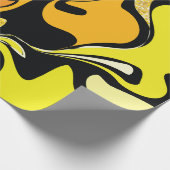 Papier Cadeau Texture de marbre doré de luxe (Coin)