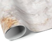 Papier Cadeau Texture de marbre granit pierre cool (Coin rond)