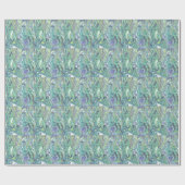 Papier Cadeau Texture de marbre Motif mûre (Plat)