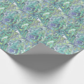 Papier Cadeau Texture de marbre Motif mûre (Coin)