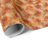 Papier Cadeau Texture de pain avec beaucoup de points (après cui (Coin rond)