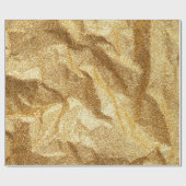 Papier Cadeau Texture de papier ridée or abstrait arrière - plan (Plat)