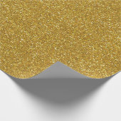Papier Cadeau Texture de parties scintillantes d'or (Coin)